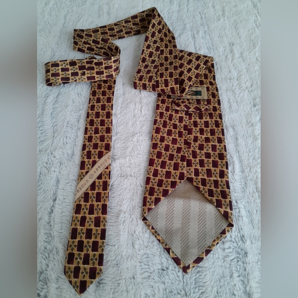 Made in italy Joseph abboud men's tie 100% silk - Picture 2 of 10